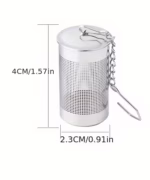 Mini hot tub aromatherapy port canister dimensions – 4cm height by 2.3cm width compact metal infuser specs for aromahoes replacement hot tub accessory hardware.